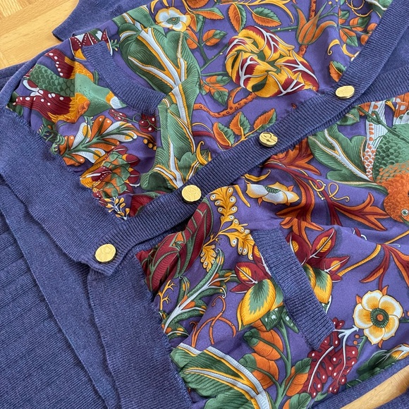 Salvador Ferragamo Cardigan and Skirt Set - Picture 4 of 7